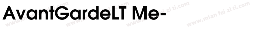 AvantGardeLT Me字体转换